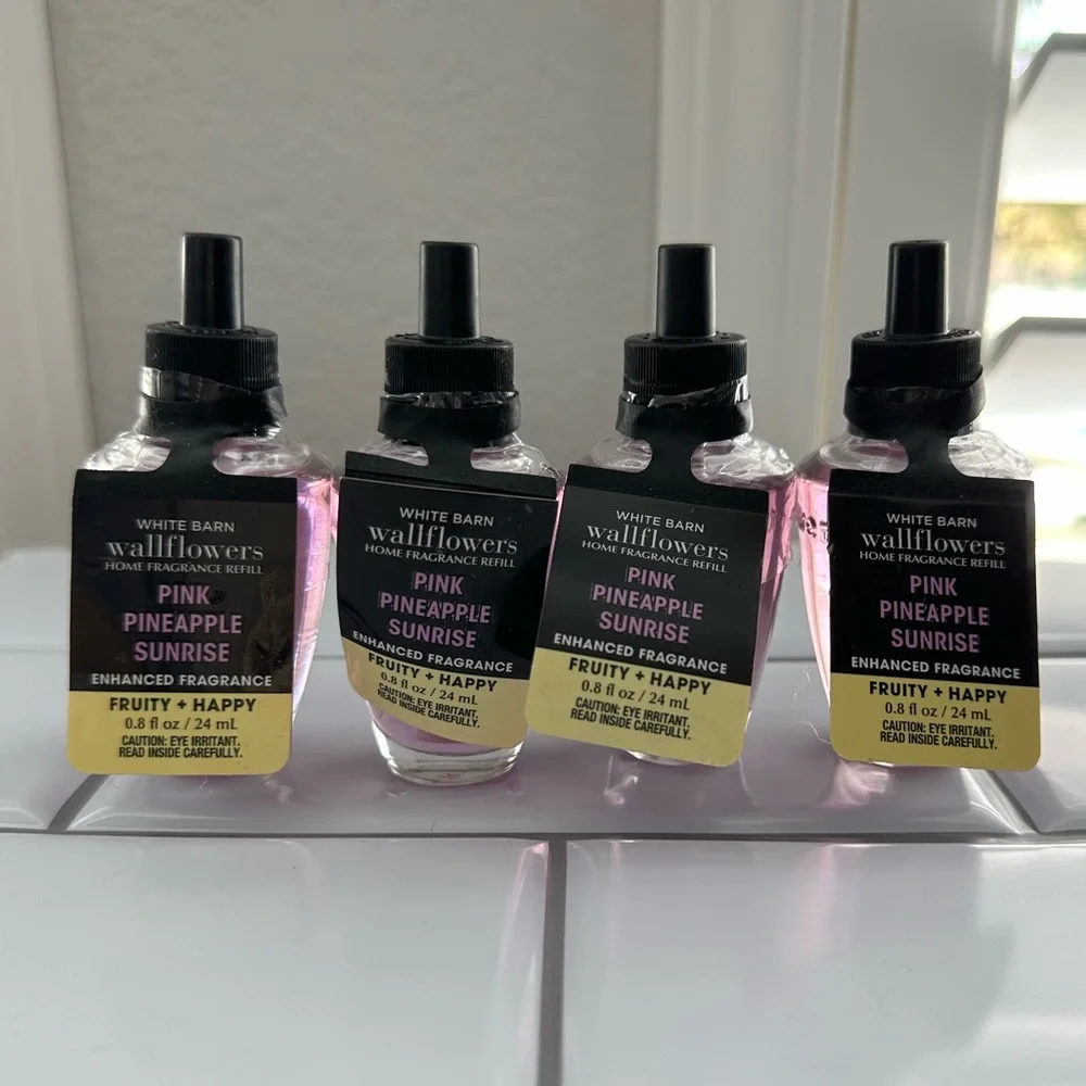 4 Pink Pineapple Sunrise Wallflower Refills